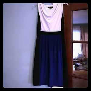 Ralph Lauren Color Block Sleeveless Sheath Dress